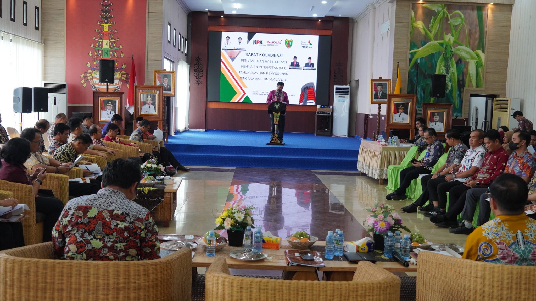 Pimpin Rapat Hasil SPI 2025, Bupati Barito Timur Tekankan Penguatan Integritas dan Tata Kelola Pemerintahan