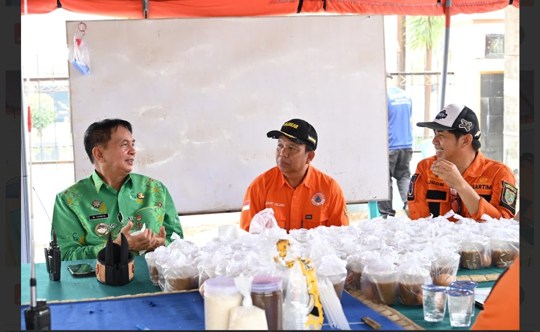 Bupati Yamin Pastikan Kesiapan Petugas Posko Karhutla Bartim