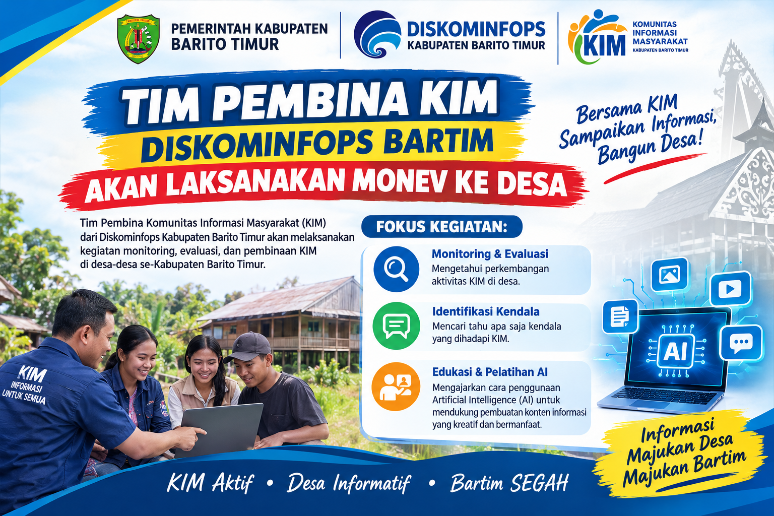 Tim Pembina KIM Monev Desa